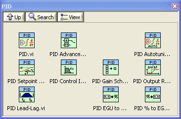 set up a pid controller in labview vi